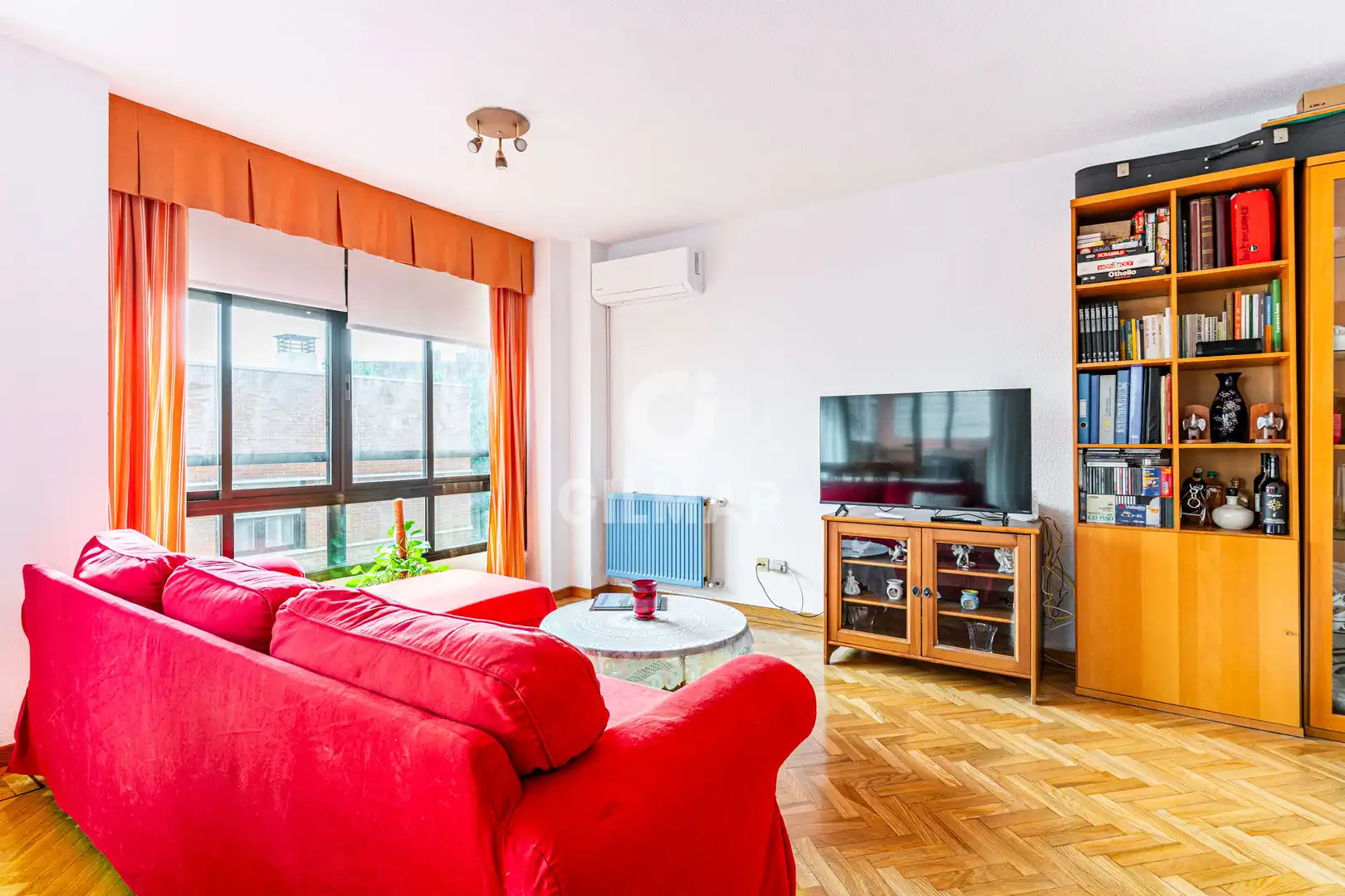 Wohnzimmer von Wohnung zum Verkauf in Madrid mit Heizung und Balkon
