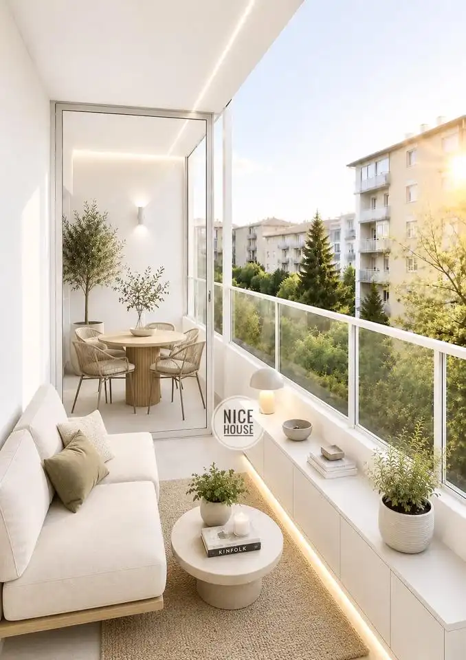 Balcony of Flat for sale in Madrid  with Air Conditioner and Terrace