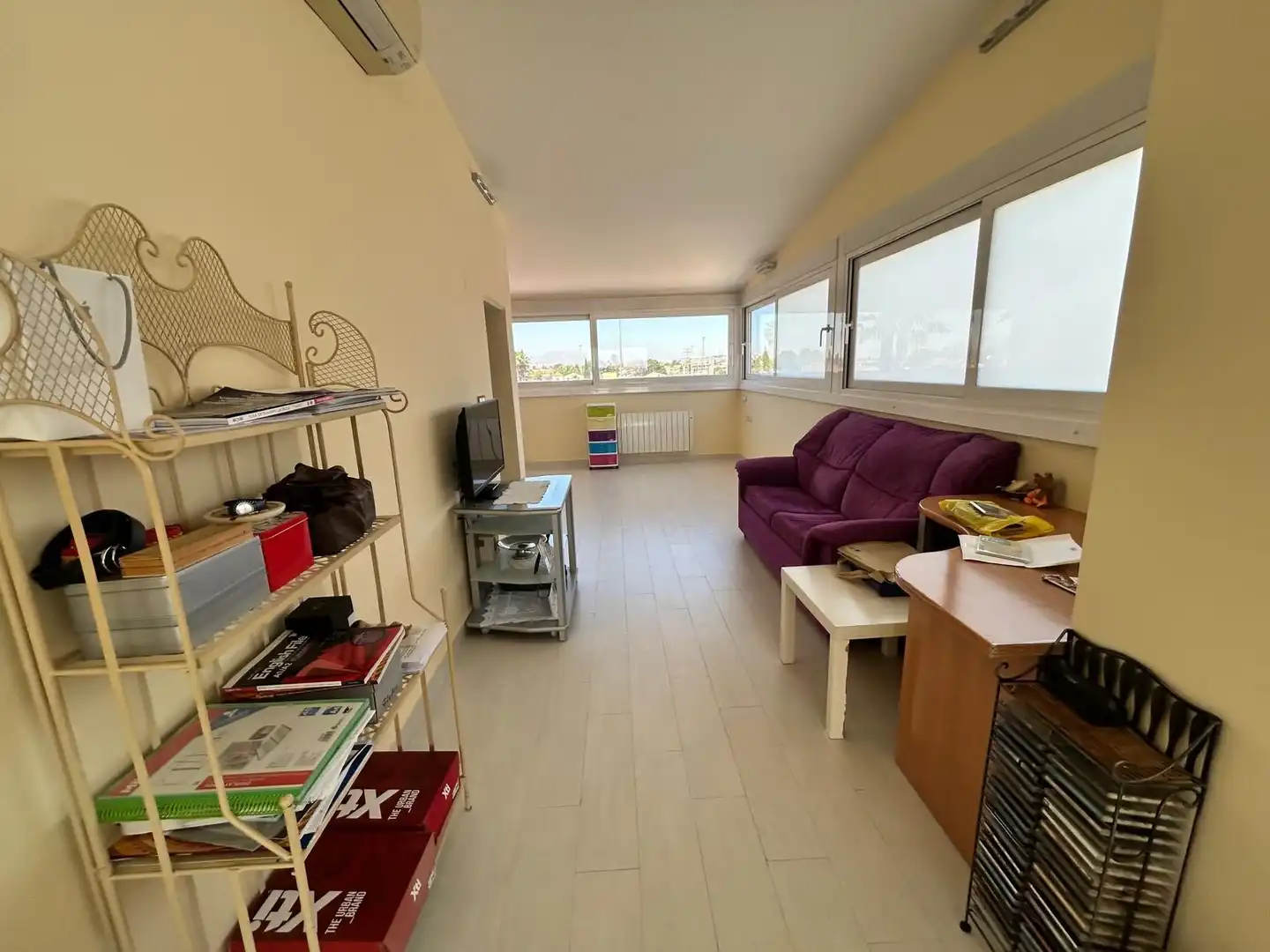 Sala de estar de Dúplex en venta en Murcia con Aire acondicionado, Calefacción y Terraza