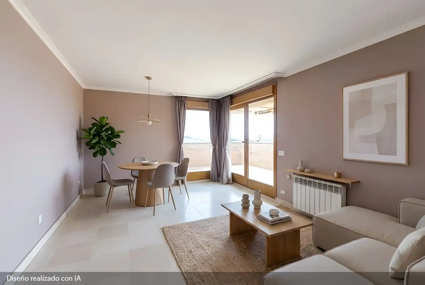 Living room of Attic for sale in Boadilla del Monte  with Air Conditioner, Heating and Parquet flooring