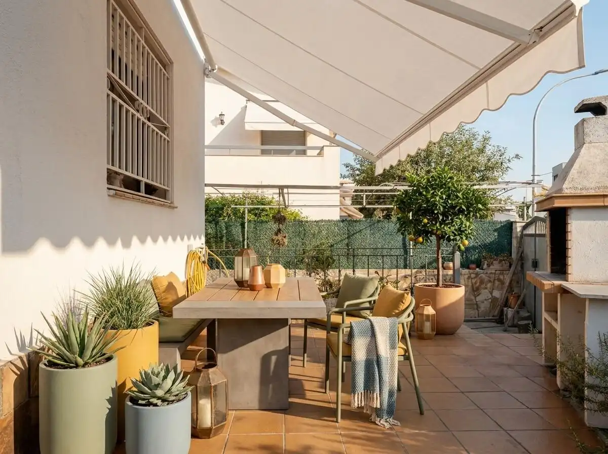Casa pareada con jardín en venta en MIGUEL HERNANDEZ