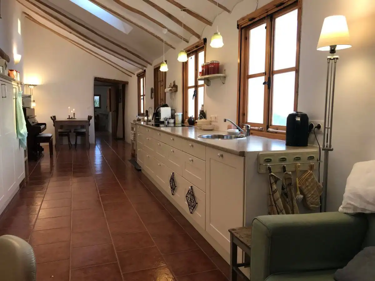 Cuina de Finca rústica en venda en Lecrín amb Aire condicionat i Calefacció