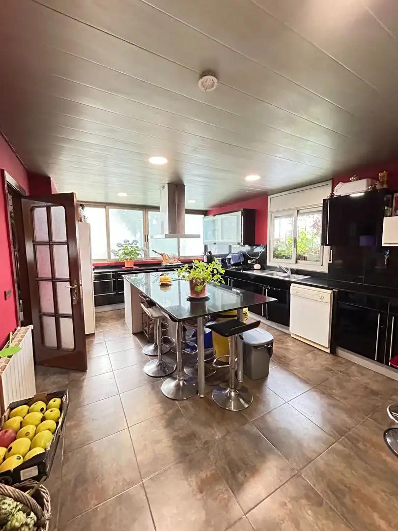 Cocina de Casa o chalet en venta en Vilobí d'Onyar con Aire acondicionado, Calefacción y Jardín privado