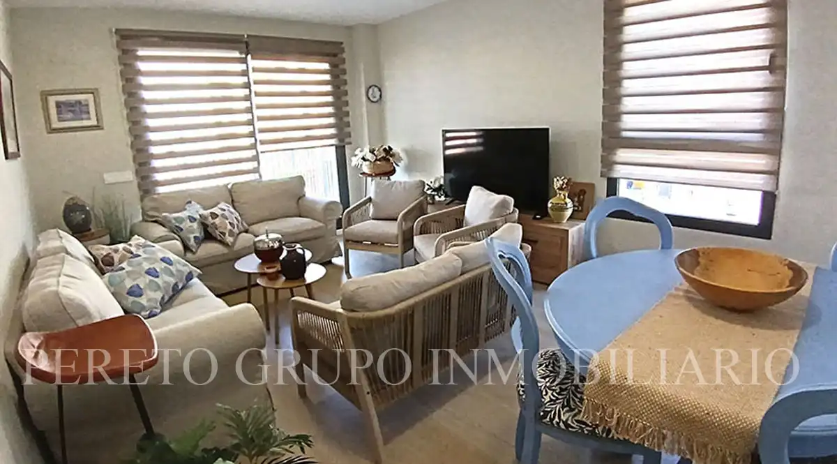 Sala d'estar de Apartament en venda en Dénia amb Aire condicionat, Calefacció i Jardí privat