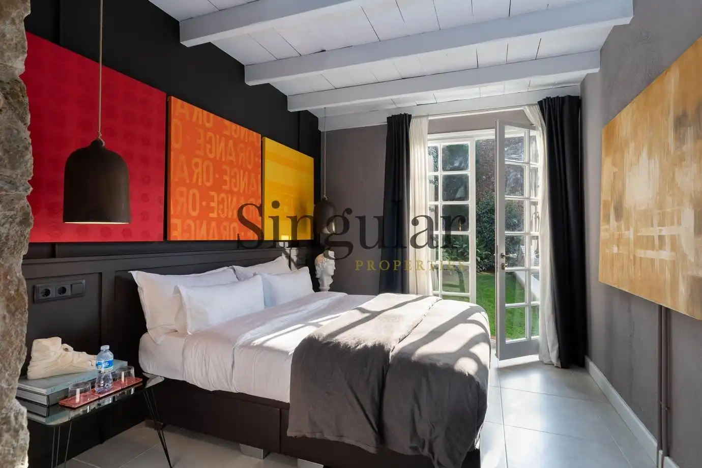 Bedroom of Country homes for sale in Corçà  with Air Conditioner, Heating and Private garden