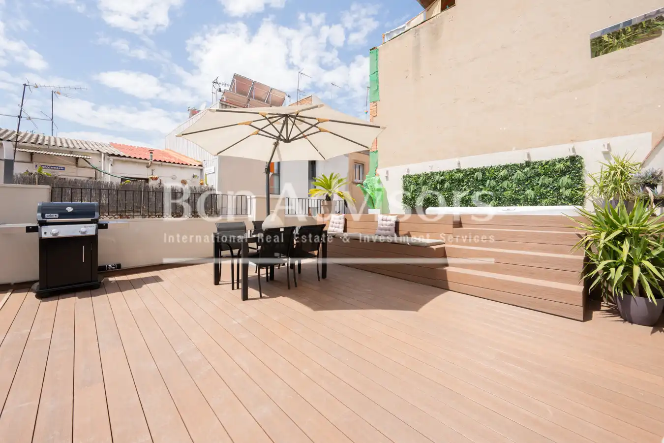 Terrace of Flat for sale in Barcelona  with Air Conditioner, Heating and Parquet flooring