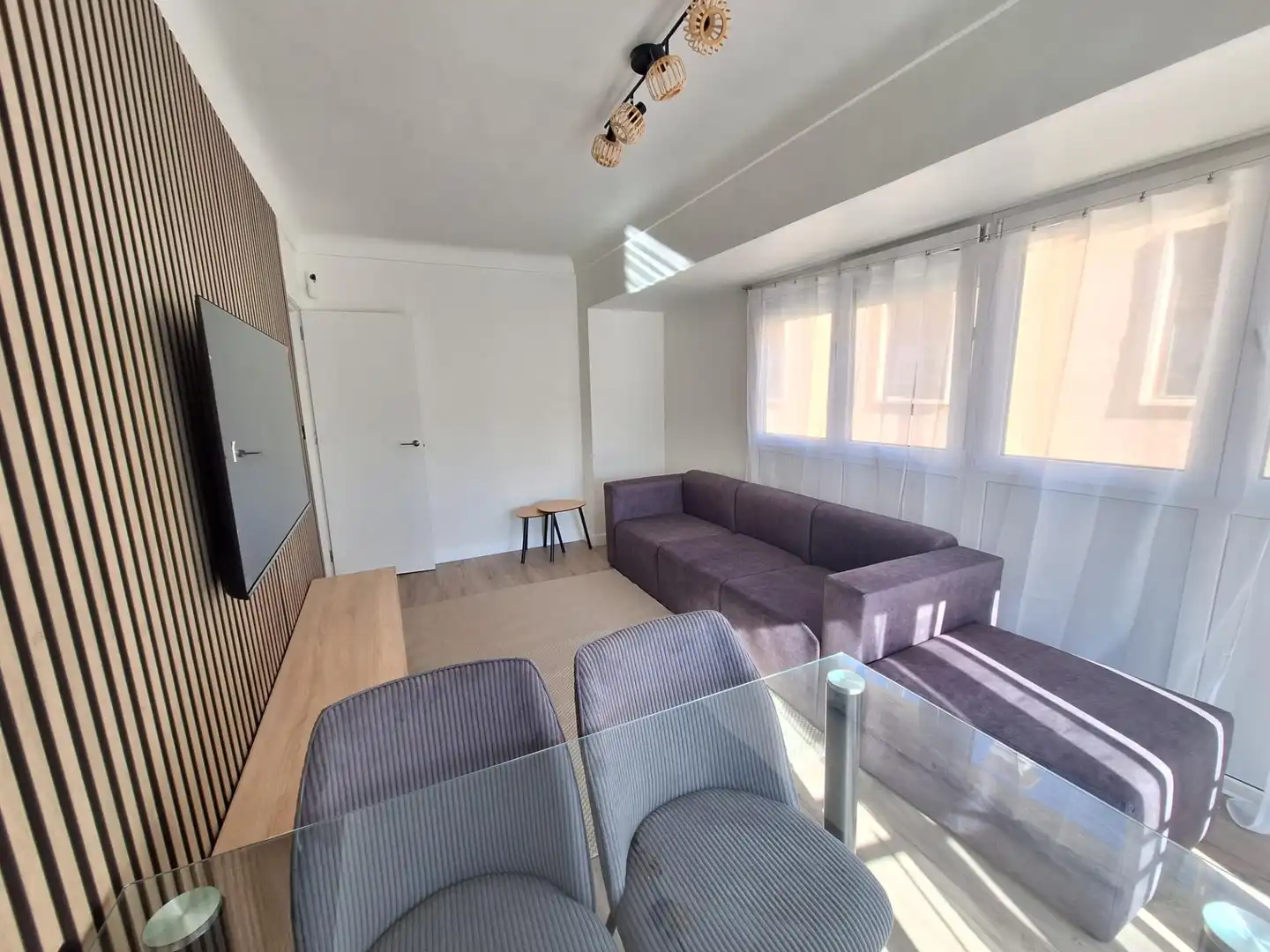 Living room of Flat for sale in Elche / Elx  with Furnished and Balcony