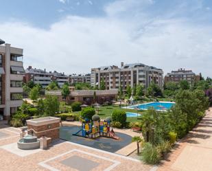 Exterior view of Flat to rent in Majadahonda  with Air Conditioner, Heating and Private garden