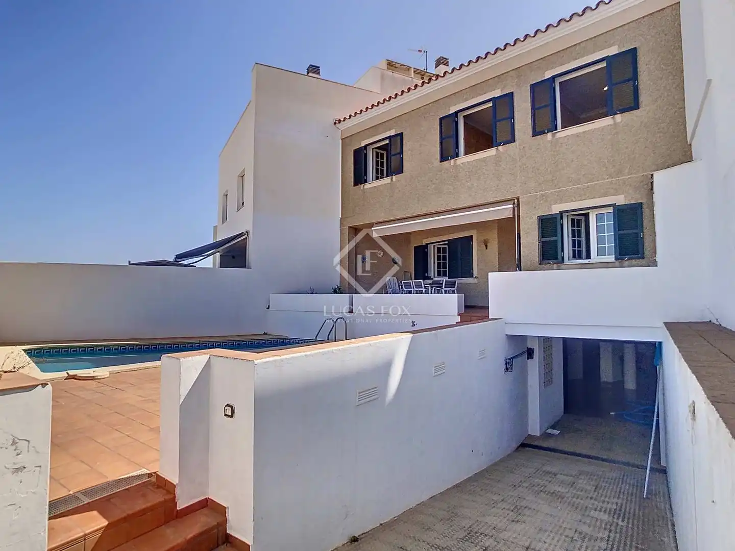 Vista exterior de Casa o chalet en venta en Maó - Mahón con Calefacción, Jardín privado y Terraza