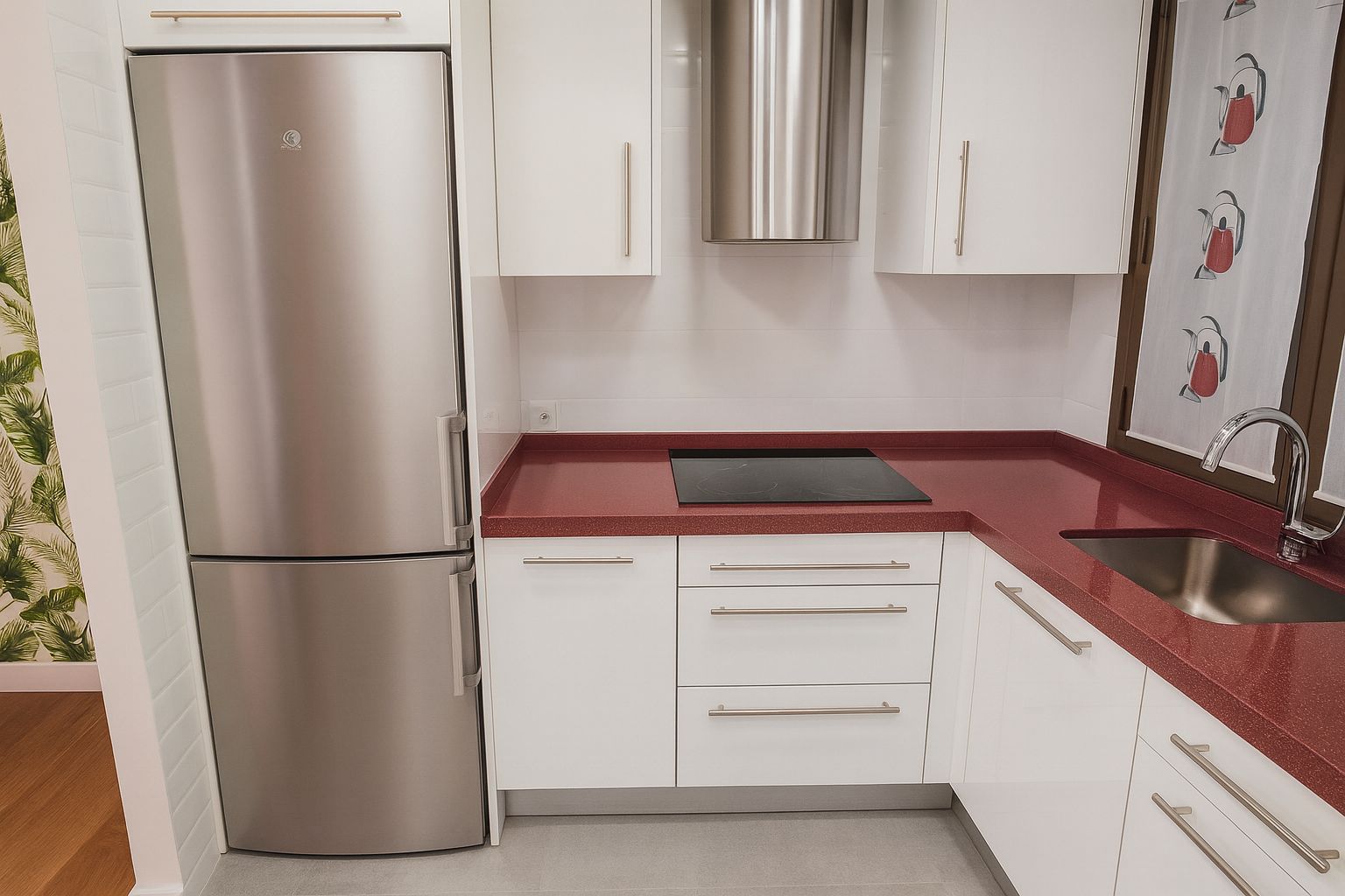 Cuina de Pis en venda en Bilbao  amb Calefacció, Moblat i Rentadora