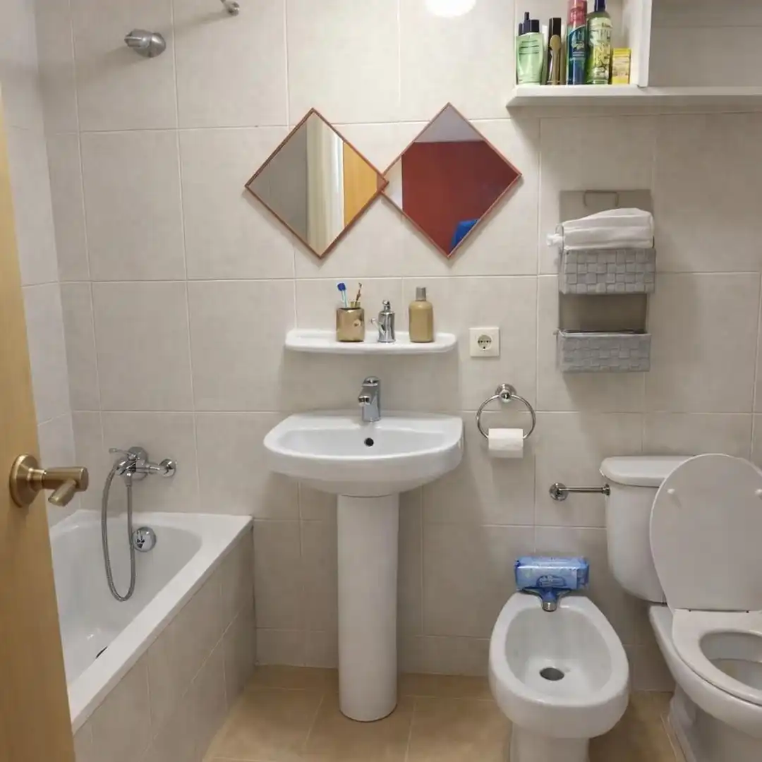 Bathroom of Flat for sale in Manacor  with Air Conditioner and Heating