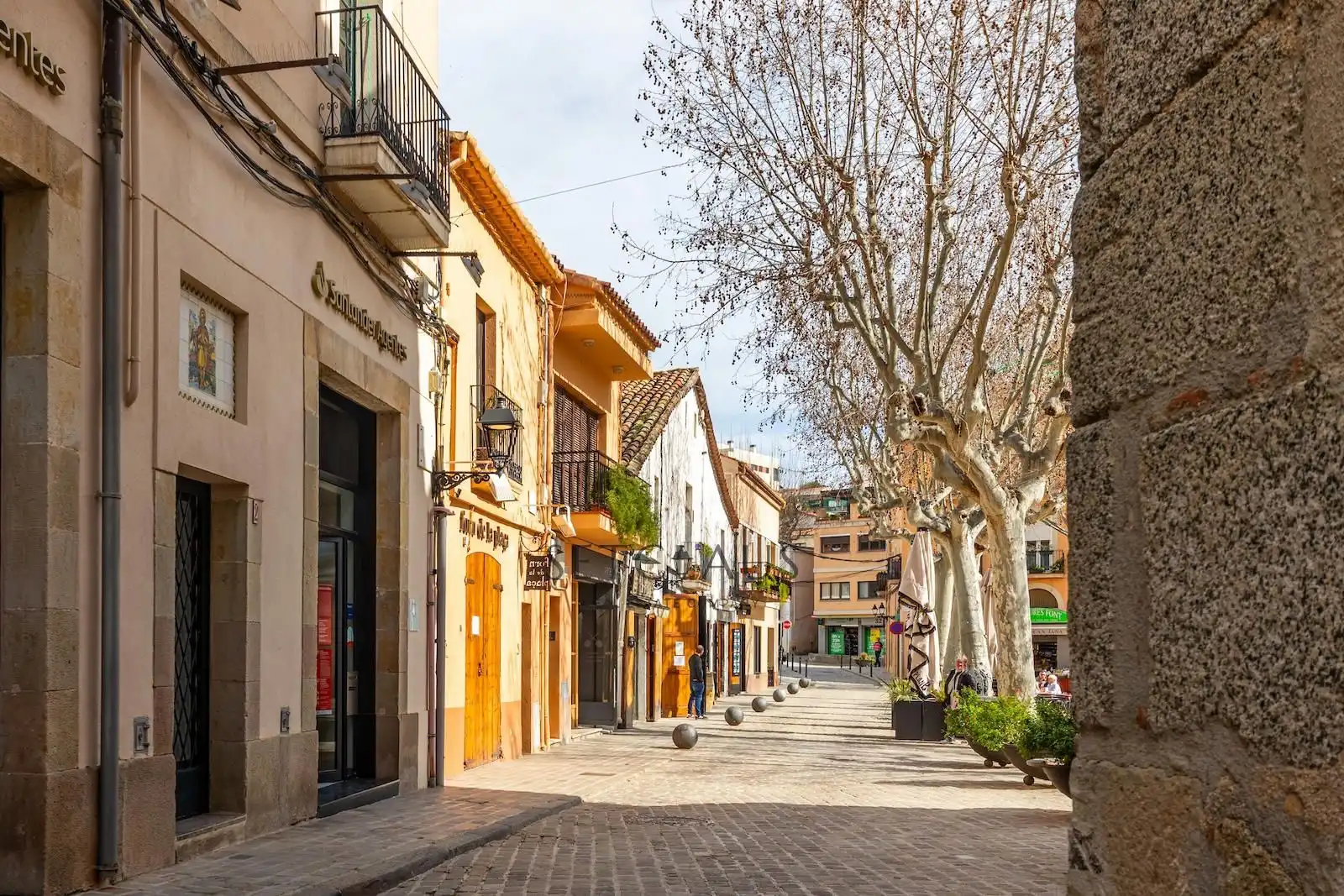 Vista exterior de Pis en venda en Alella amb Calefacció i Terrassa
