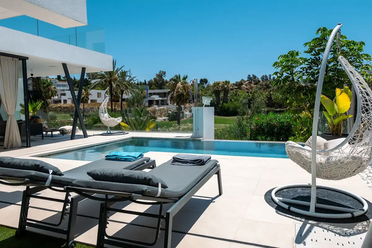 Terrace of Houses for rent in Estepona