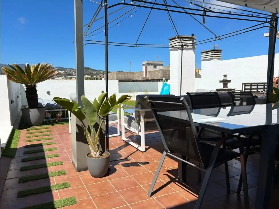 Terraza de Apartamento en venta en San Cristóbal de la Laguna con Terraza y Amueblado
