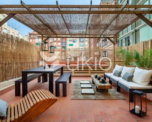 Terrassa de Apartament de lloguer en  Barcelona Capital amb Aire condicionat, Terrassa i Moblat