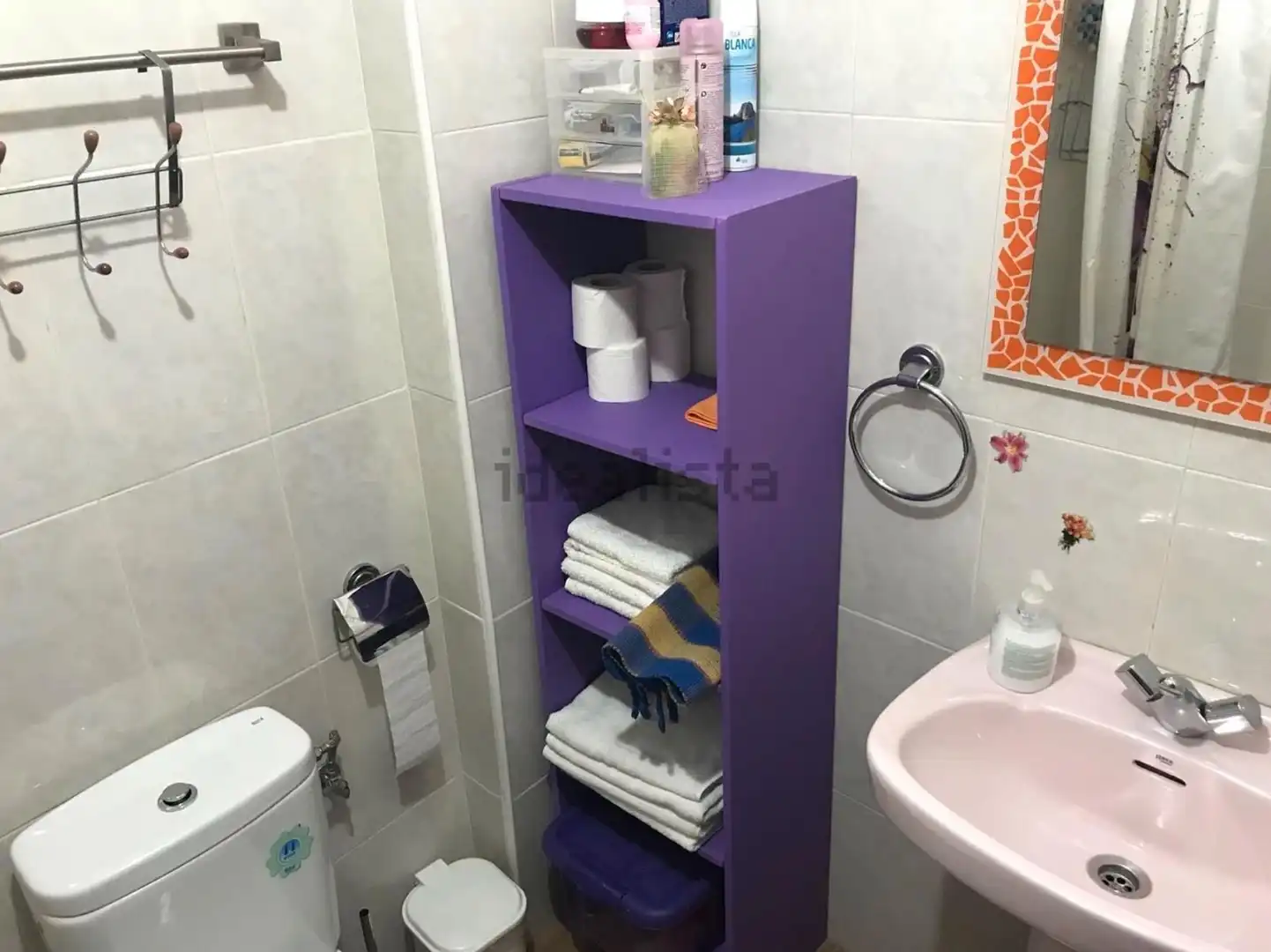Baño de Piso de alquiler en Málaga con Aire acondicionado, Amueblado y Balcón