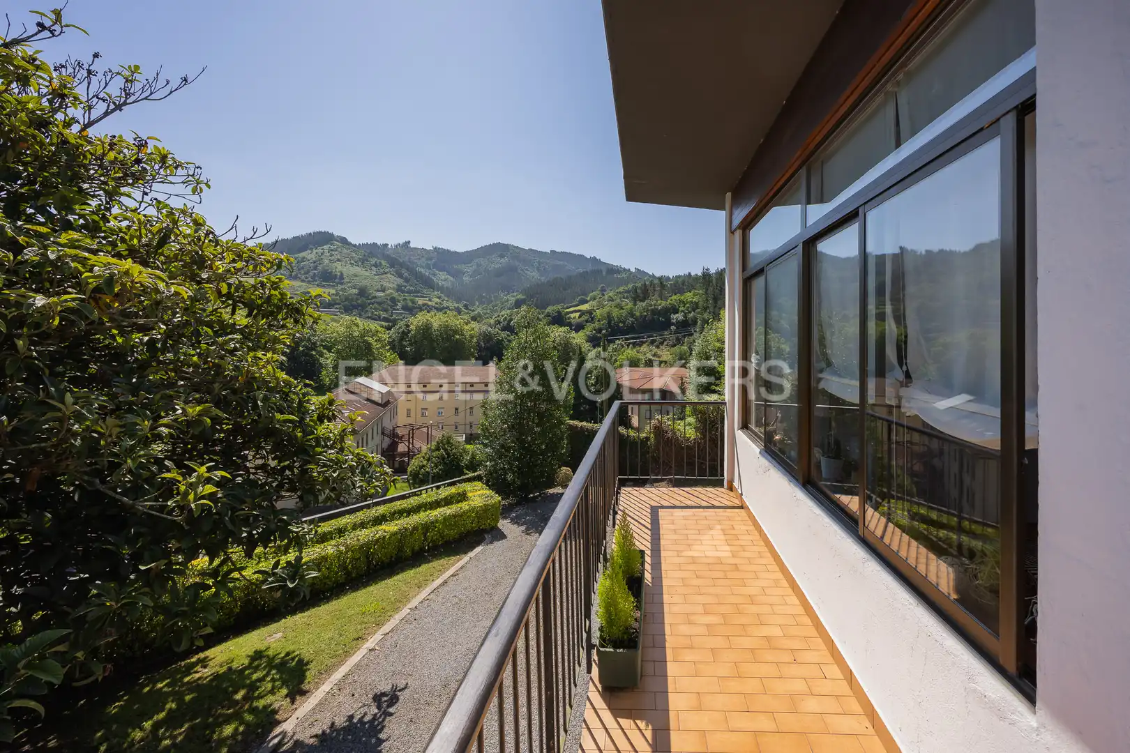 Terrassa de Casa o xalet en venda en Zaldibar amb Calefacció, Jardí privat i Terrassa