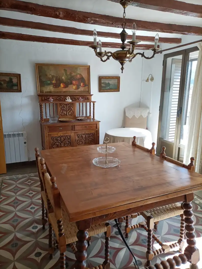 Dining room of Flat for sale in Viver  with Furnished and Balcony