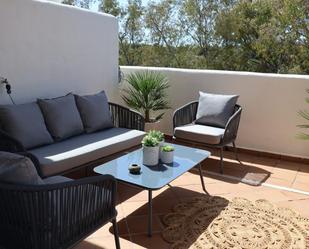 Terrassa de Apartament de lloguer en Marbella amb Aire condicionat, Jardí privat i Parquet