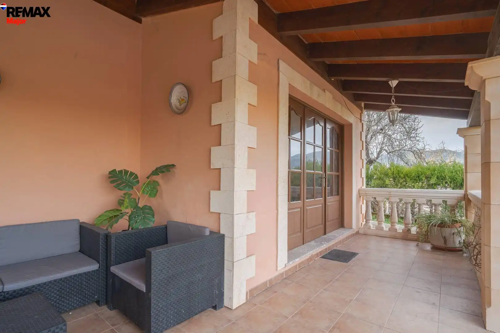 Terrasse von Country house zum Verkauf in Inca mit Klimaanlage, Privatgarten und Schwimmbad