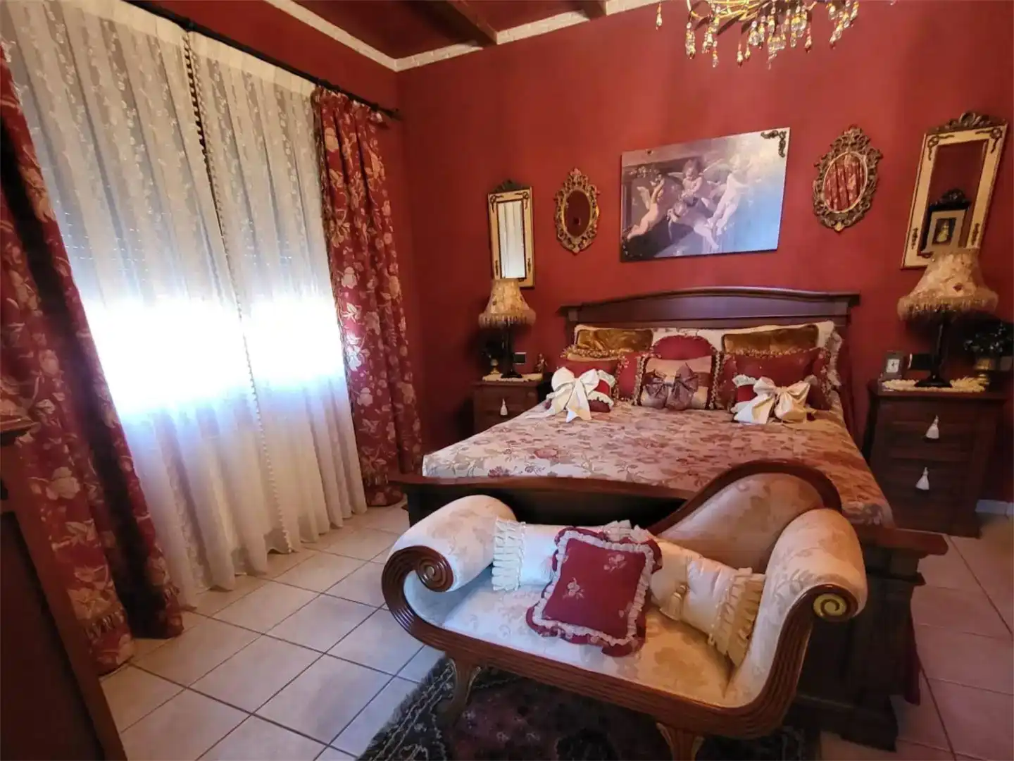 Habitación de Finca rústica en venta en Bigastro con Aire acondicionado, Jardín privado y Piscina