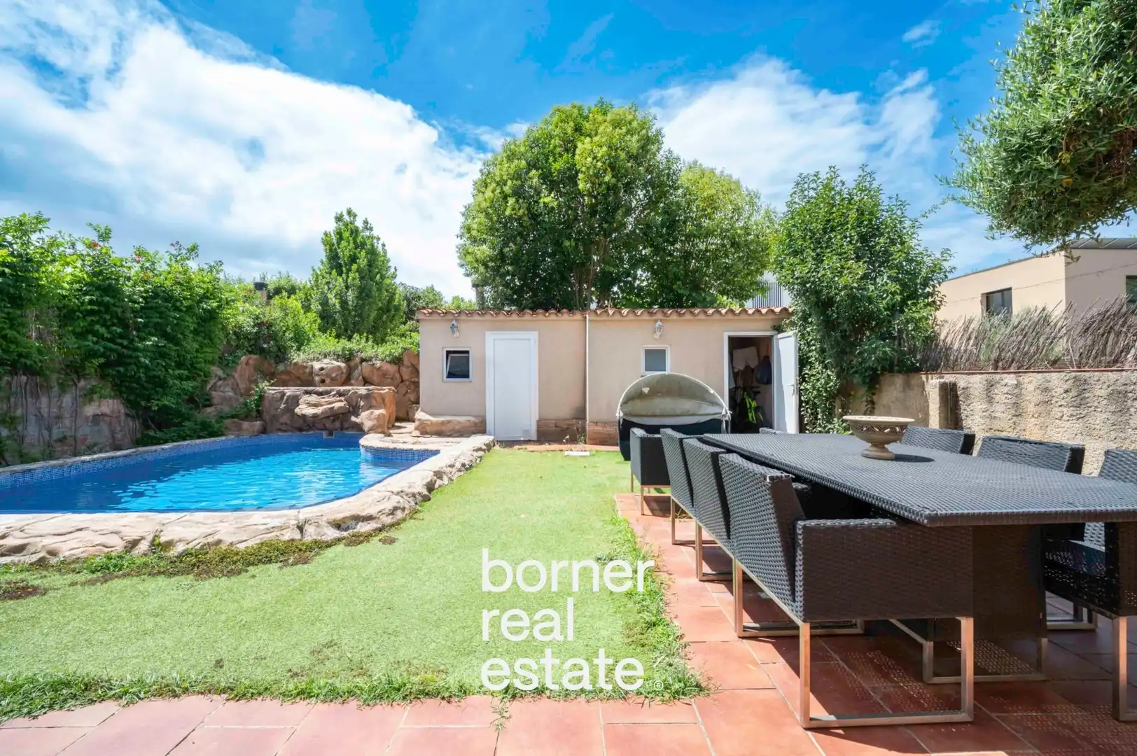 Jardí de Casa o xalet en venda en Sant Cugat del Vallès amb Aire condicionat, Calefacció i Jardí privat