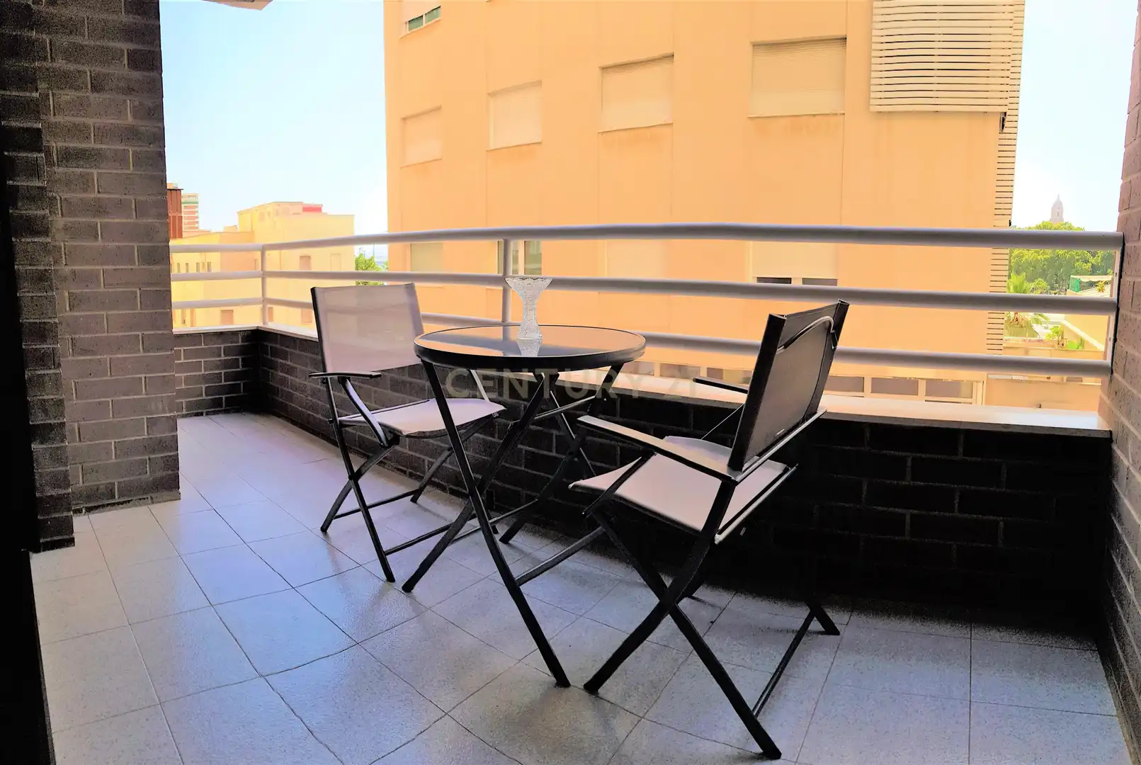Terrassa de Apartament de lloguer en Málaga amb Aire condicionat