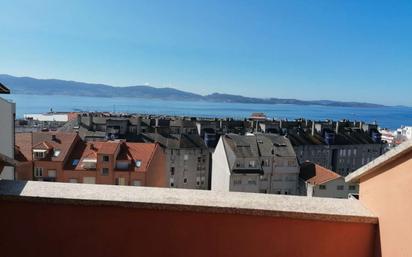 Vista exterior de Àtic en venda en Sanxenxo amb Terrassa