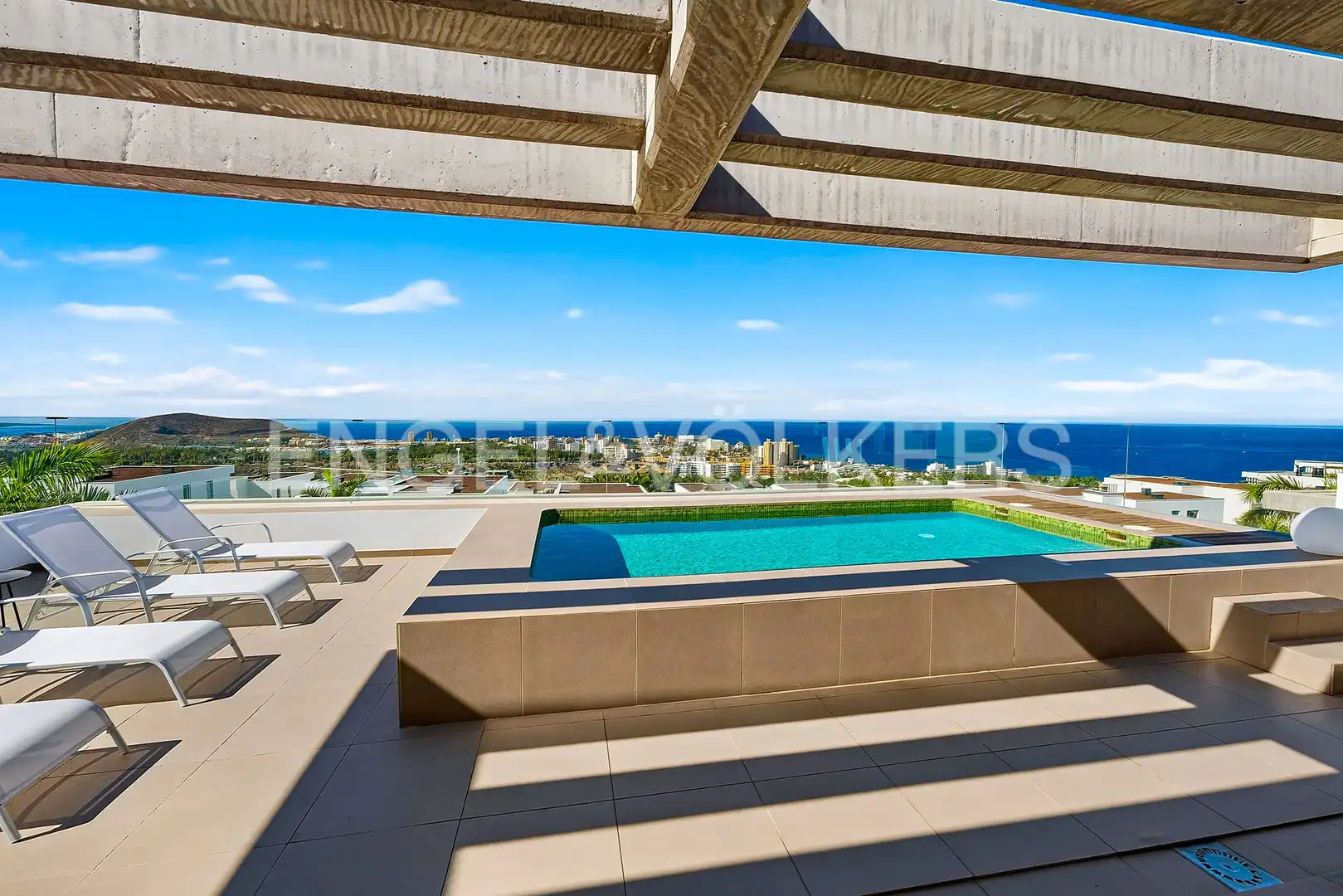 Terrasse von Wohnung zum Verkauf in Adeje mit Klimaanlage, Terrasse und Schwimmbad