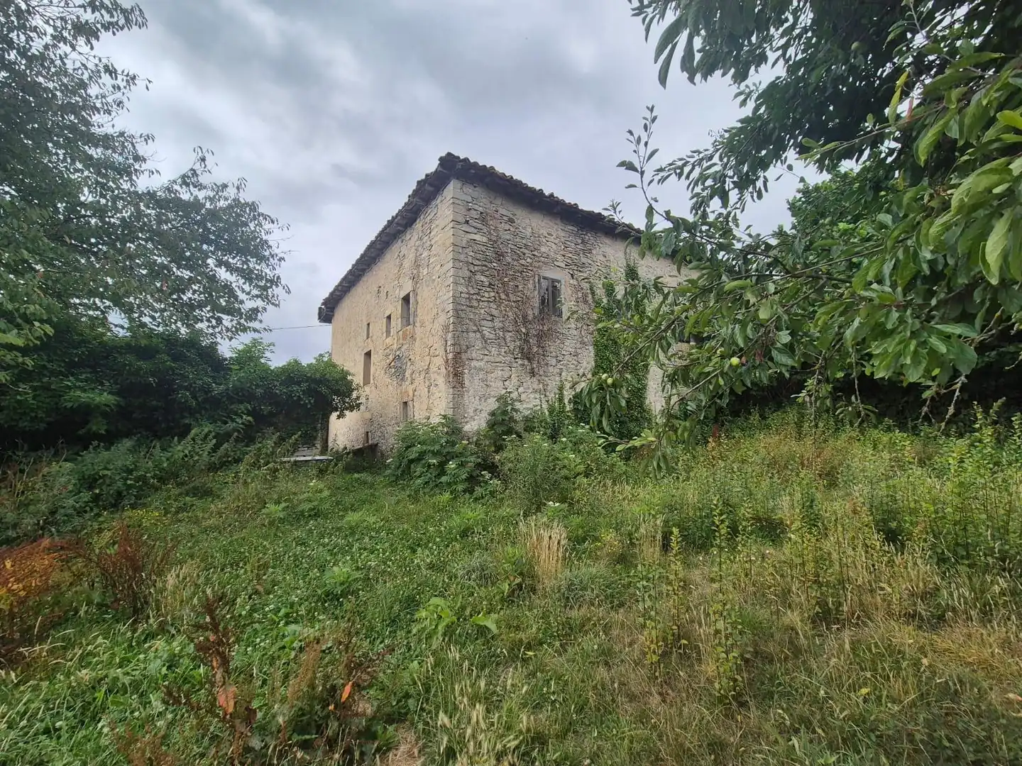 Vista exterior de Casa adosada en venta en Merindad de Montija con Jardín privado