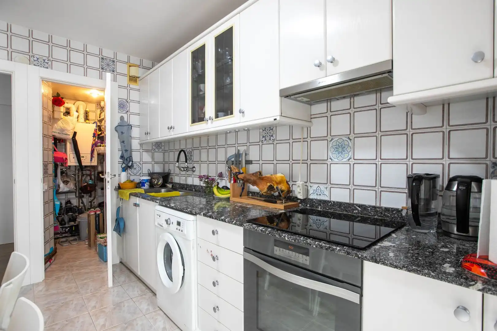 Küche von Wohnung zum Verkauf in Estella / Lizarra mit Heizung, Terrasse und Möbliert