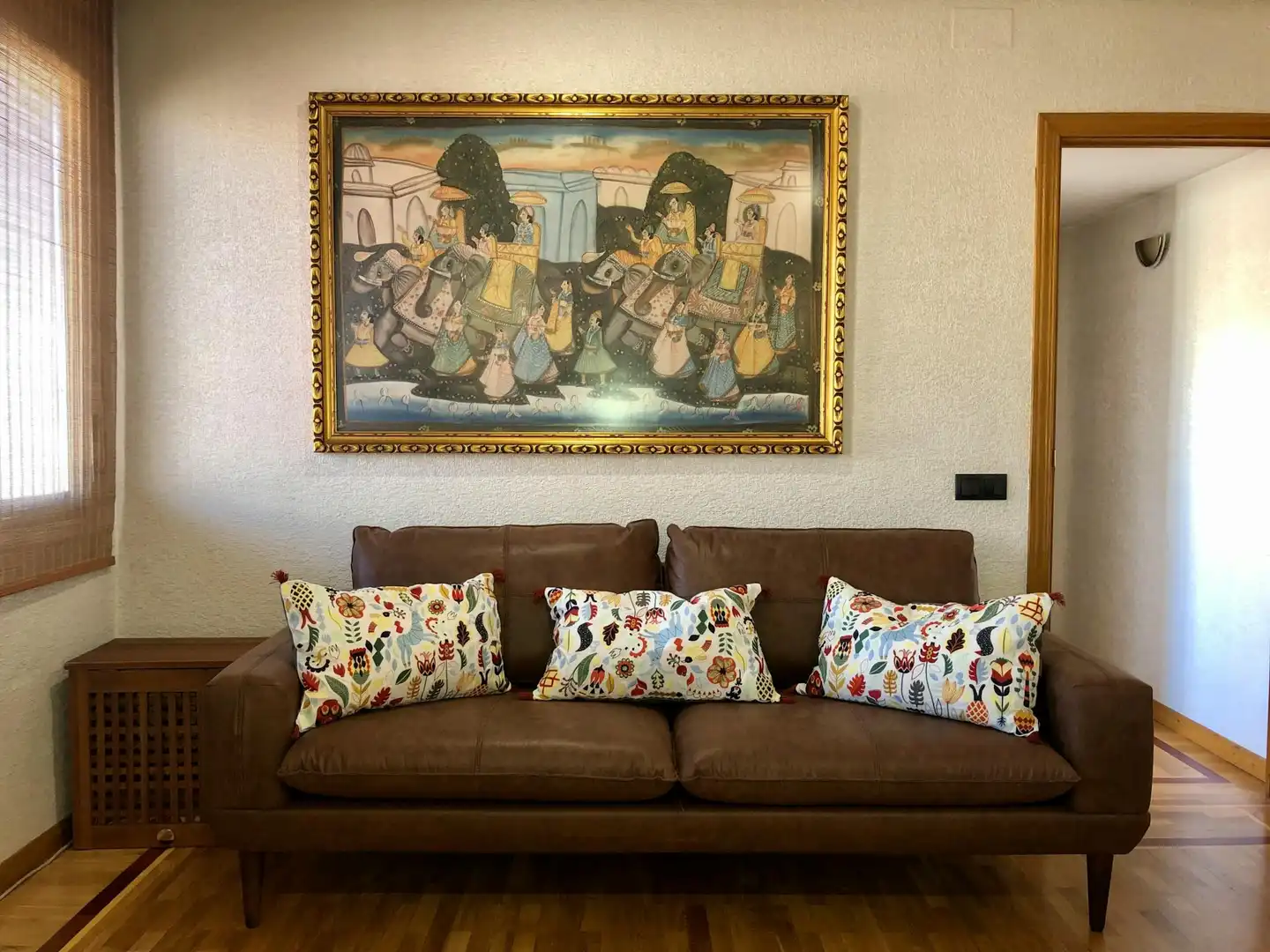 Wohnzimmer von Wohnung zur Miete in Madrid mit Klimaanlage, Heizung und Möbliert