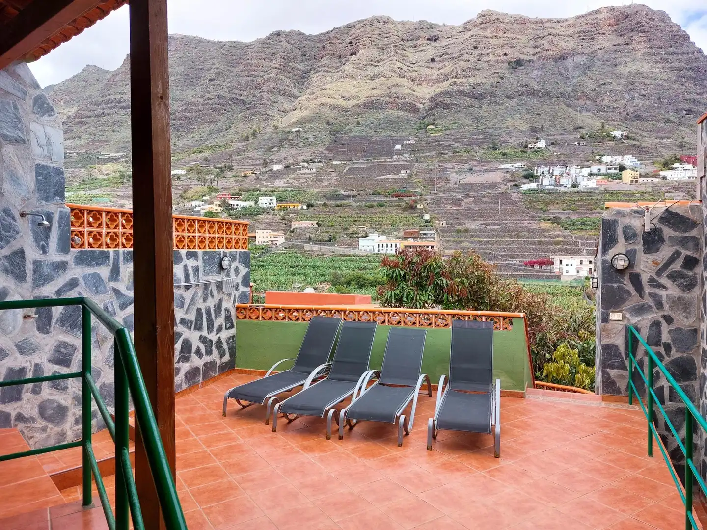 Terraza de Finca rústica en venta en Hermigua con Jardín privado, Terraza y Amueblado