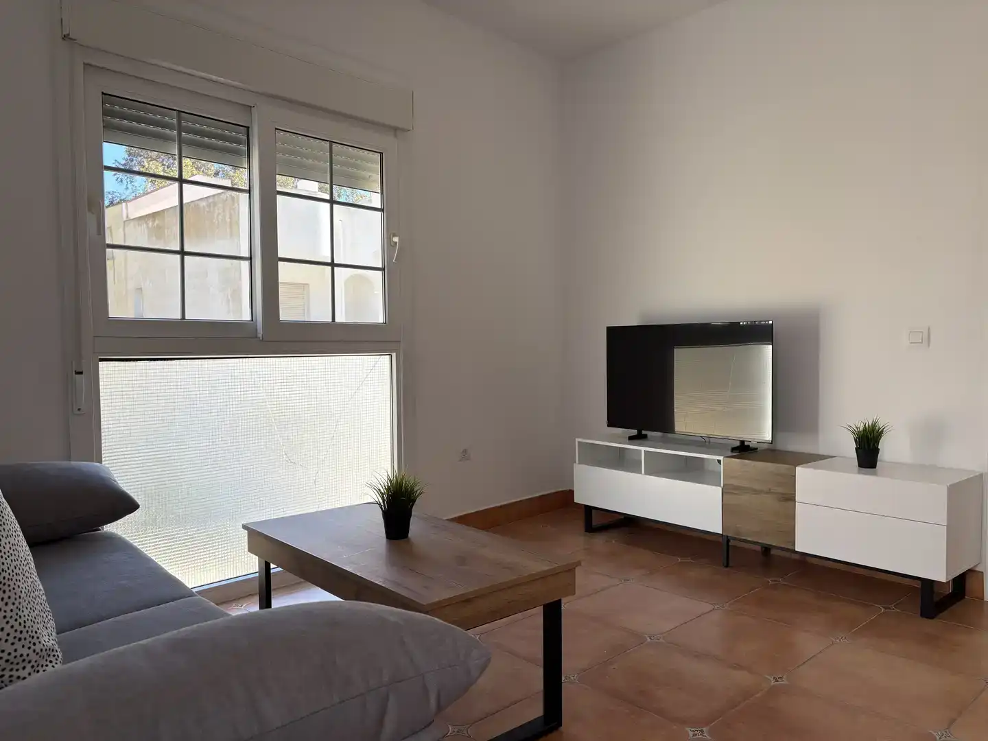 Wohnzimmer von Wohnung zur Miete in Níjar mit Klimaanlage und Möbliert