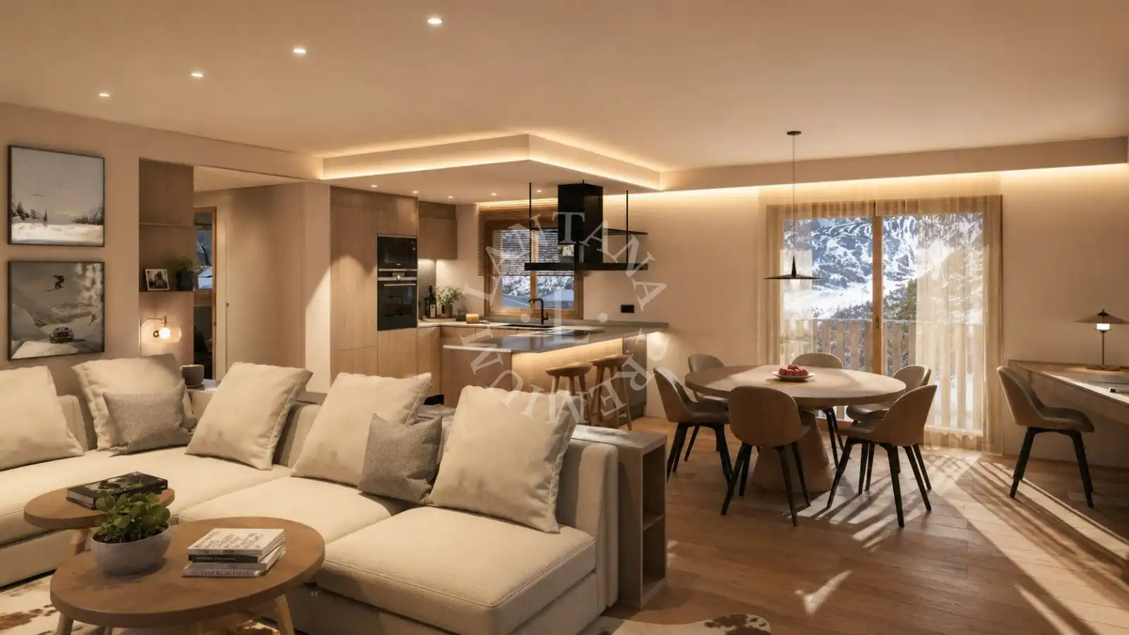 Living room of Flat for sale in Naut Aran  with Air Conditioner, Heating and Terrace