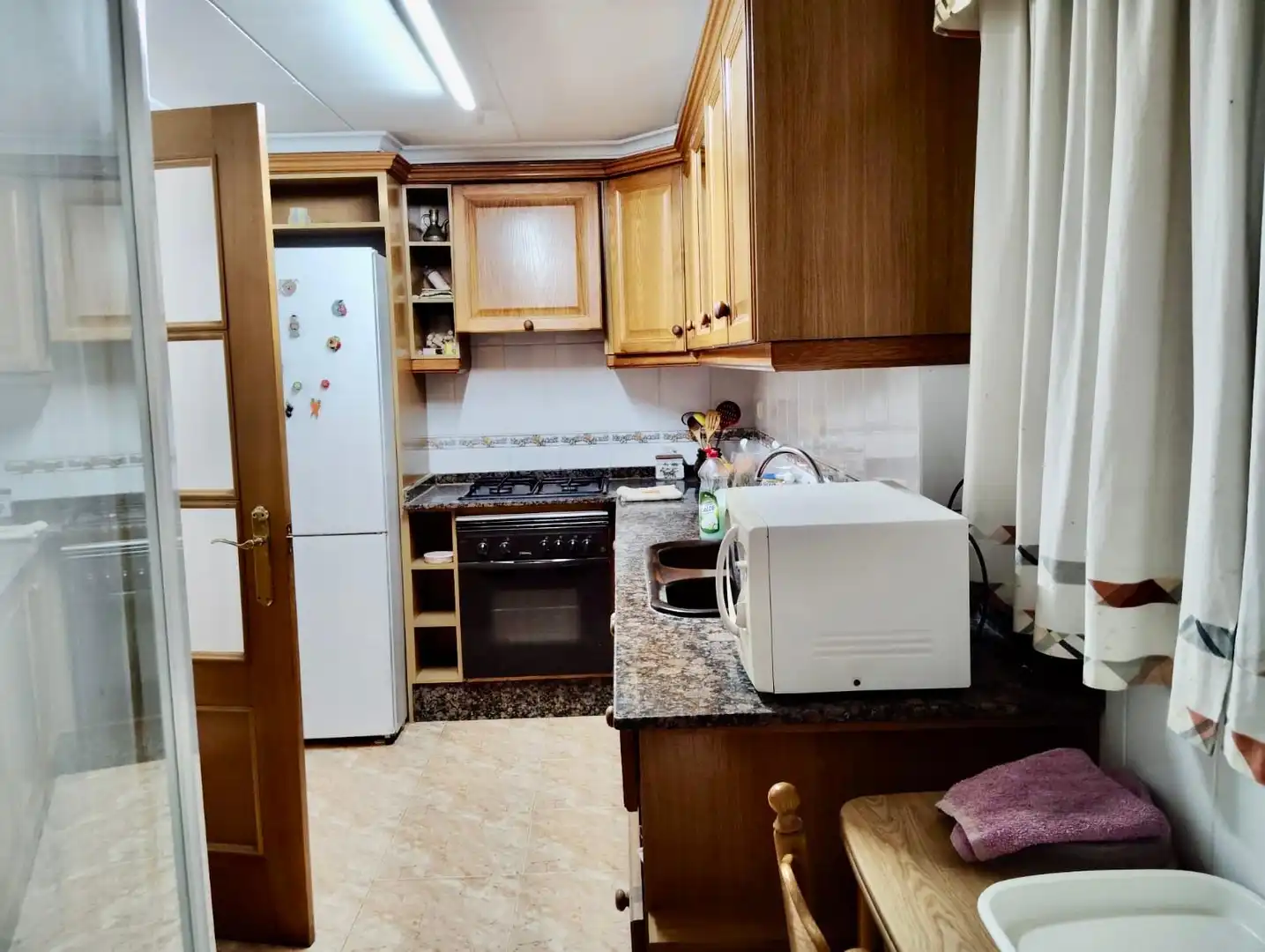 Cocina de Piso en venta en Benetússer con Aire acondicionado, Amueblado y Balcón
