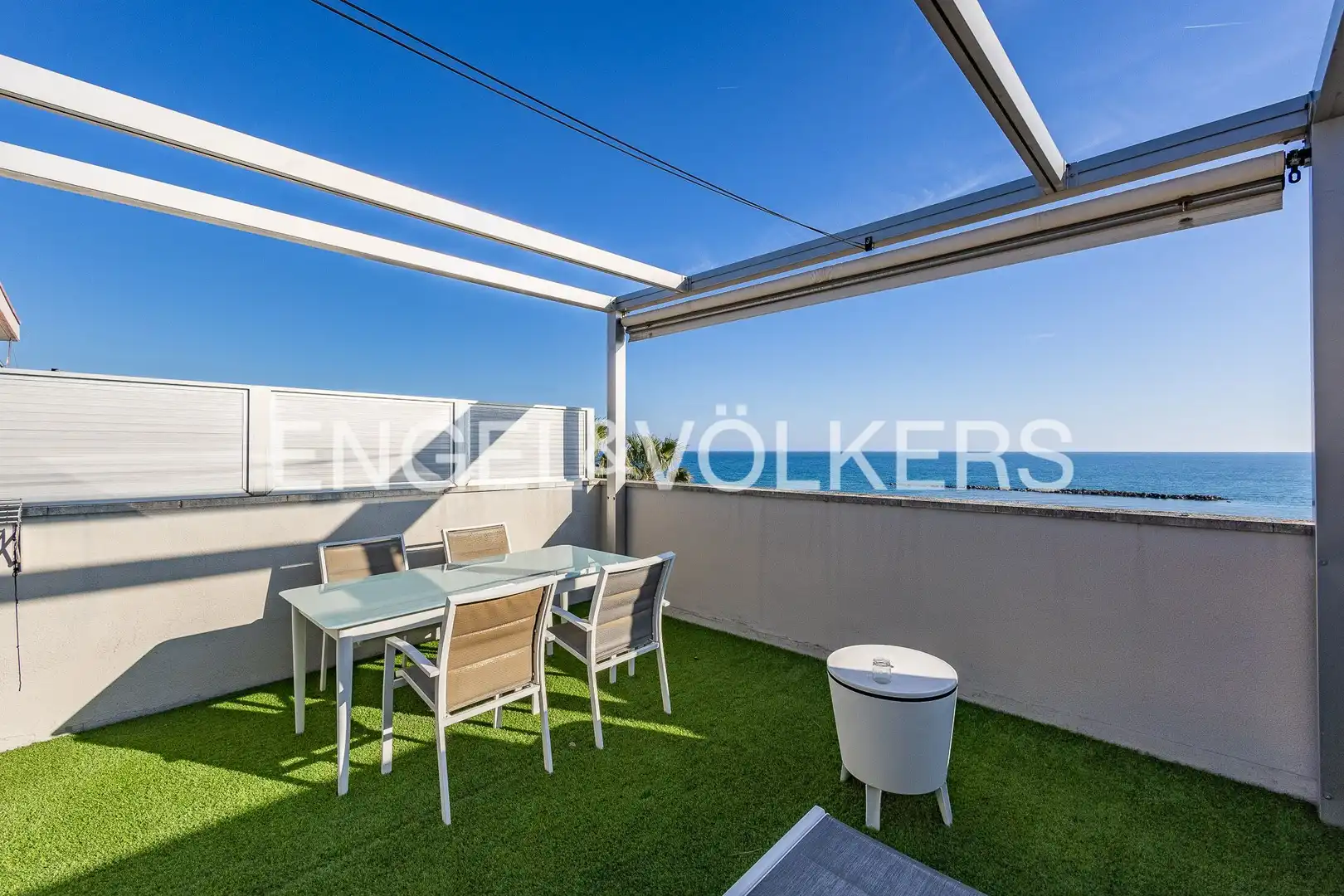 Terrace of Attic for sale in Cubelles  with Air Conditioner, Heating and Private garden