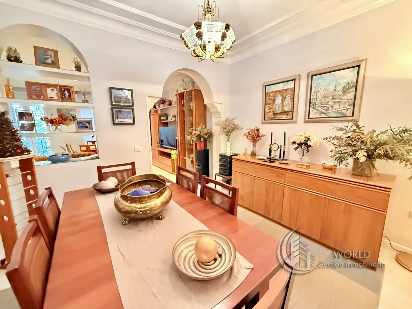 Esszimmer von Wohnung zum Verkauf in Madrid mit Klimaanlage, Heizung und Möbliert