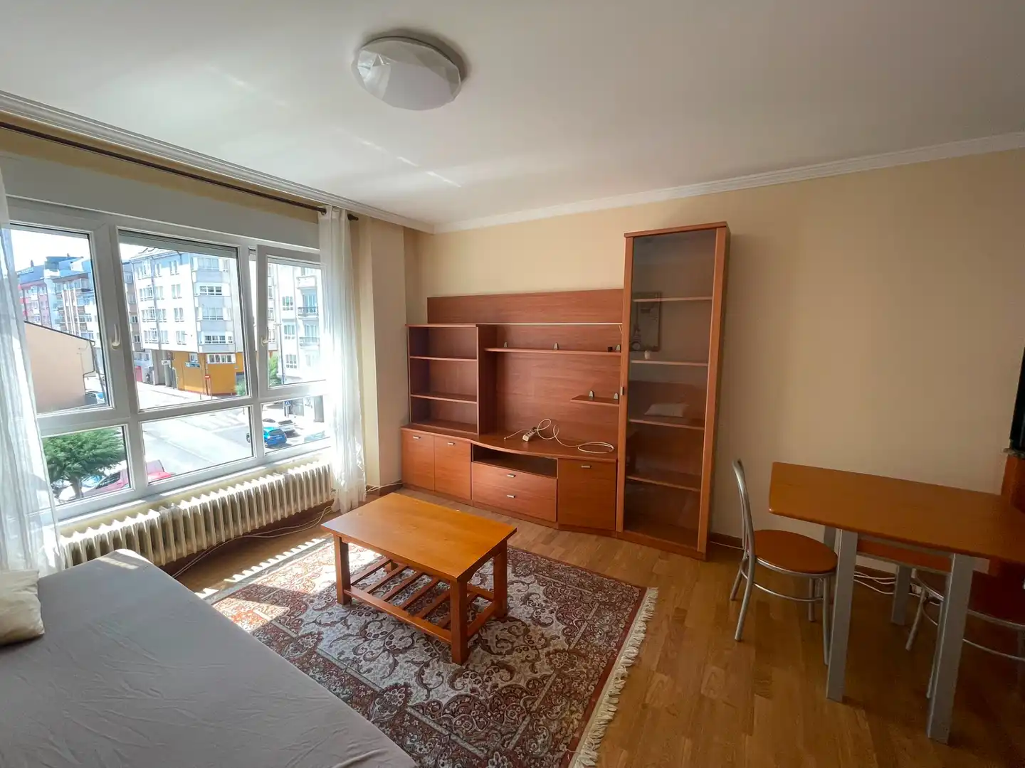 Living room of Apartments for rent in Lugo  with Heating, Parquet flooring and Storage room