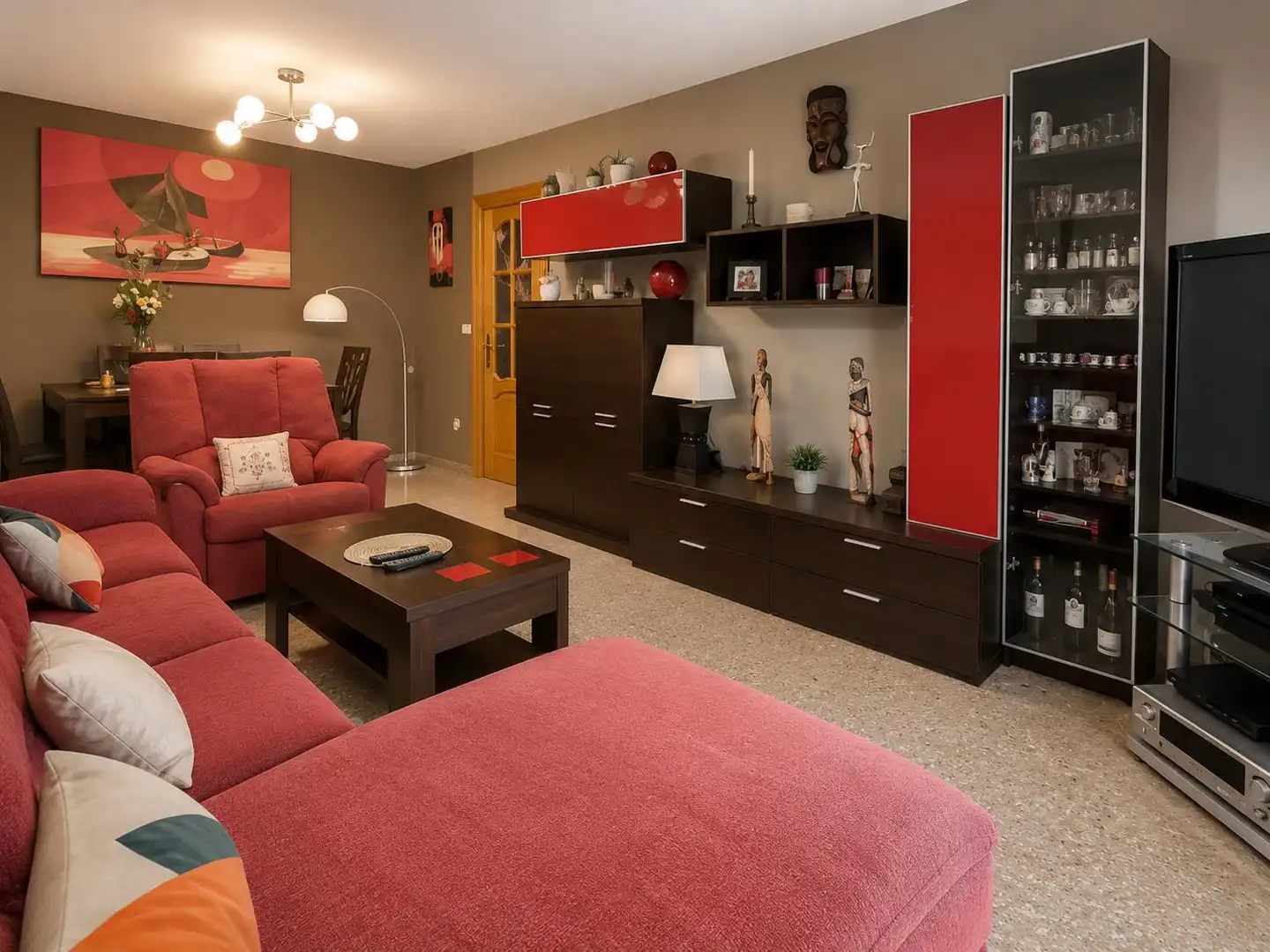 Sala de estar de Piso en venta en Málaga con Aire acondicionado, Calefacción y Jardín privado