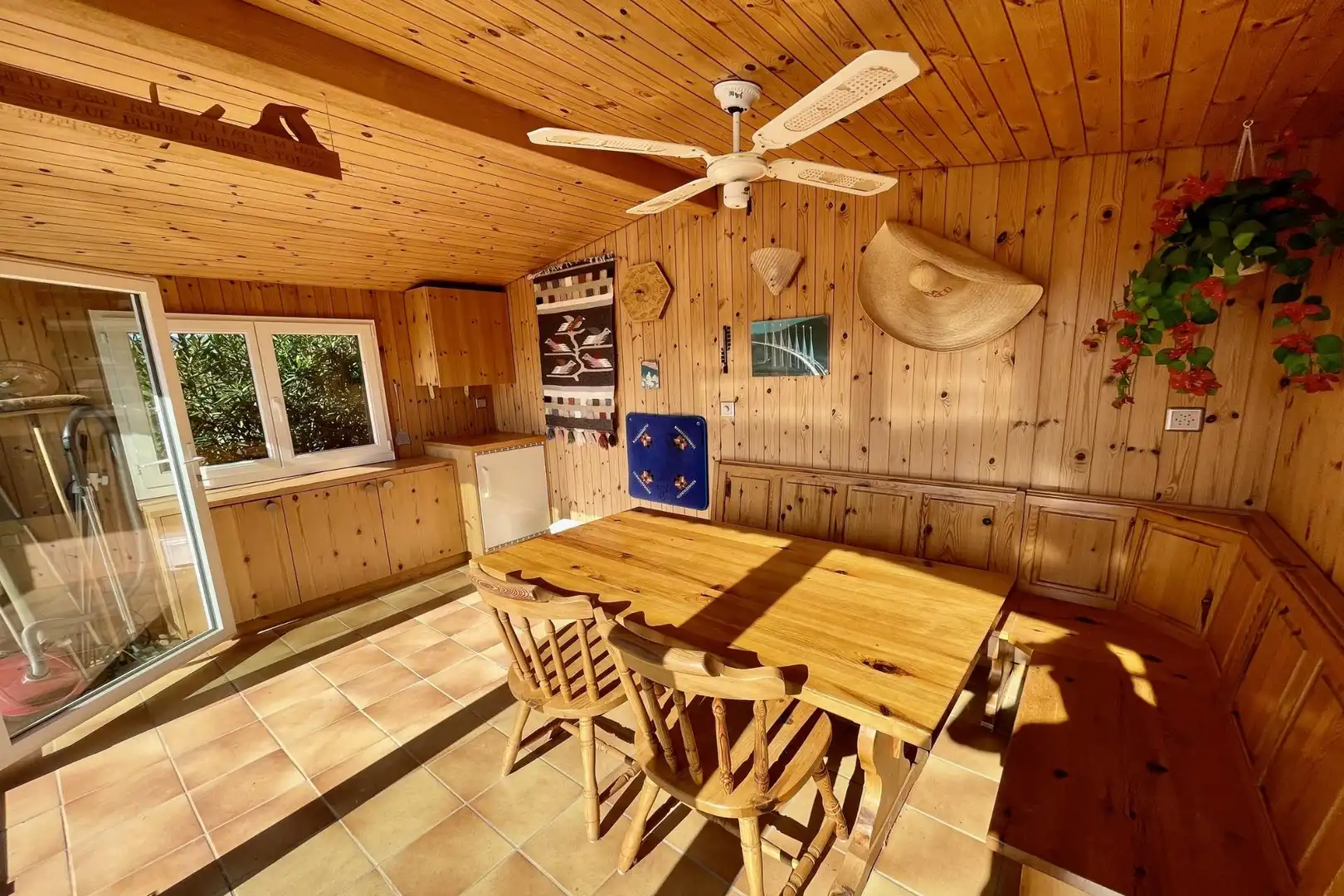 Cocina de Casa o chalet en venta en Camarles con Jardín privado, Piscina y Amueblado