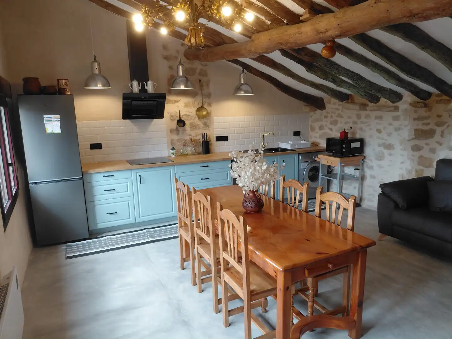 Kitchen of Houses for rent in Mazaleón  with Air Conditioner, Heating and Furnished