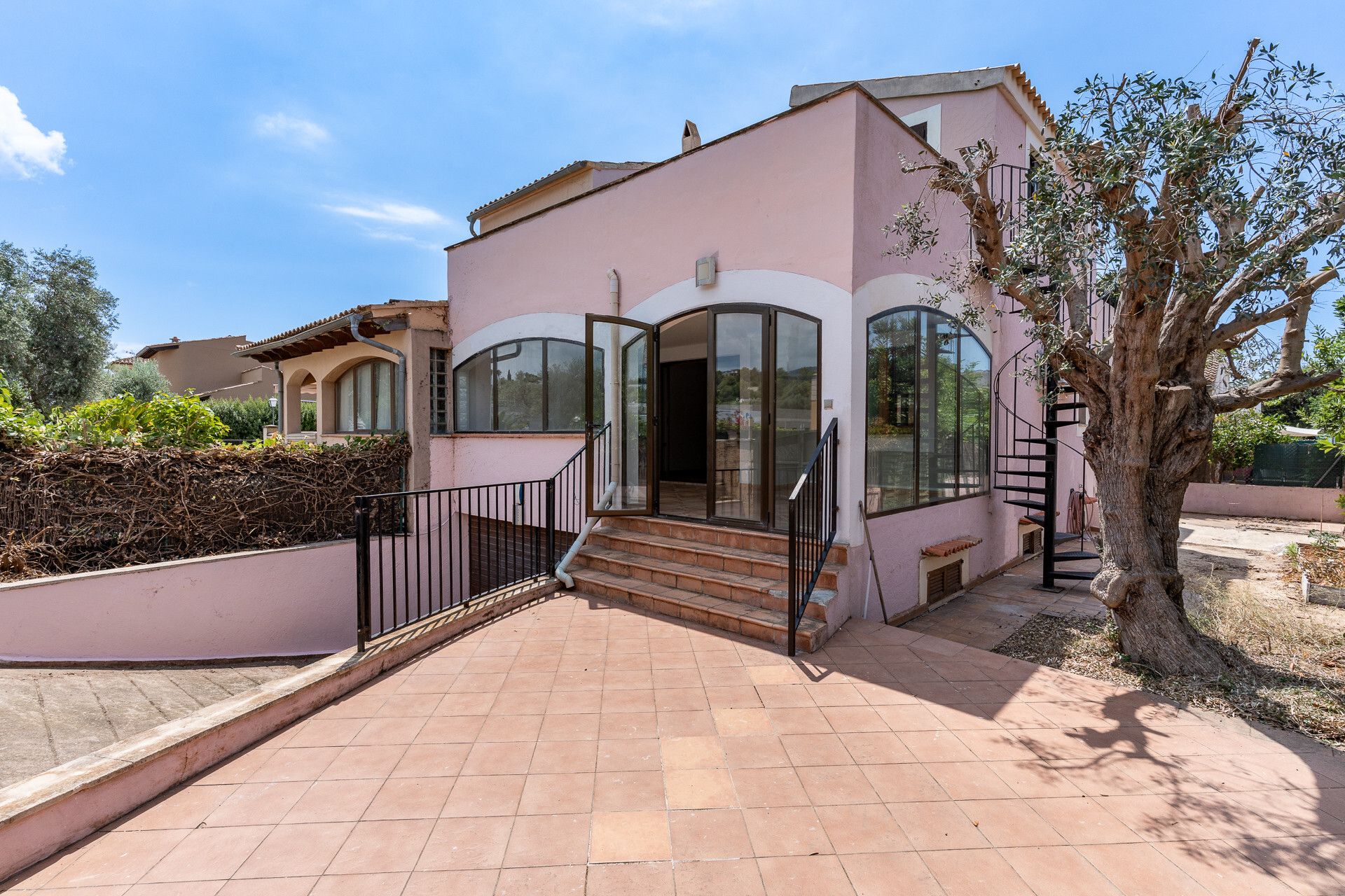 Exterior view of Single-family semi-detached for sale in Bunyola  with Air Conditioner