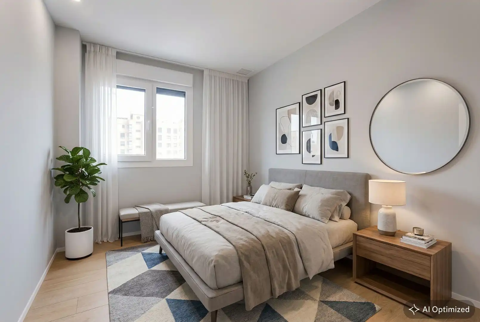 Bedroom of Apartments for sale in Castellón de la Plana / Castelló de la Plana  with Air Conditioner, Heating and Storage room