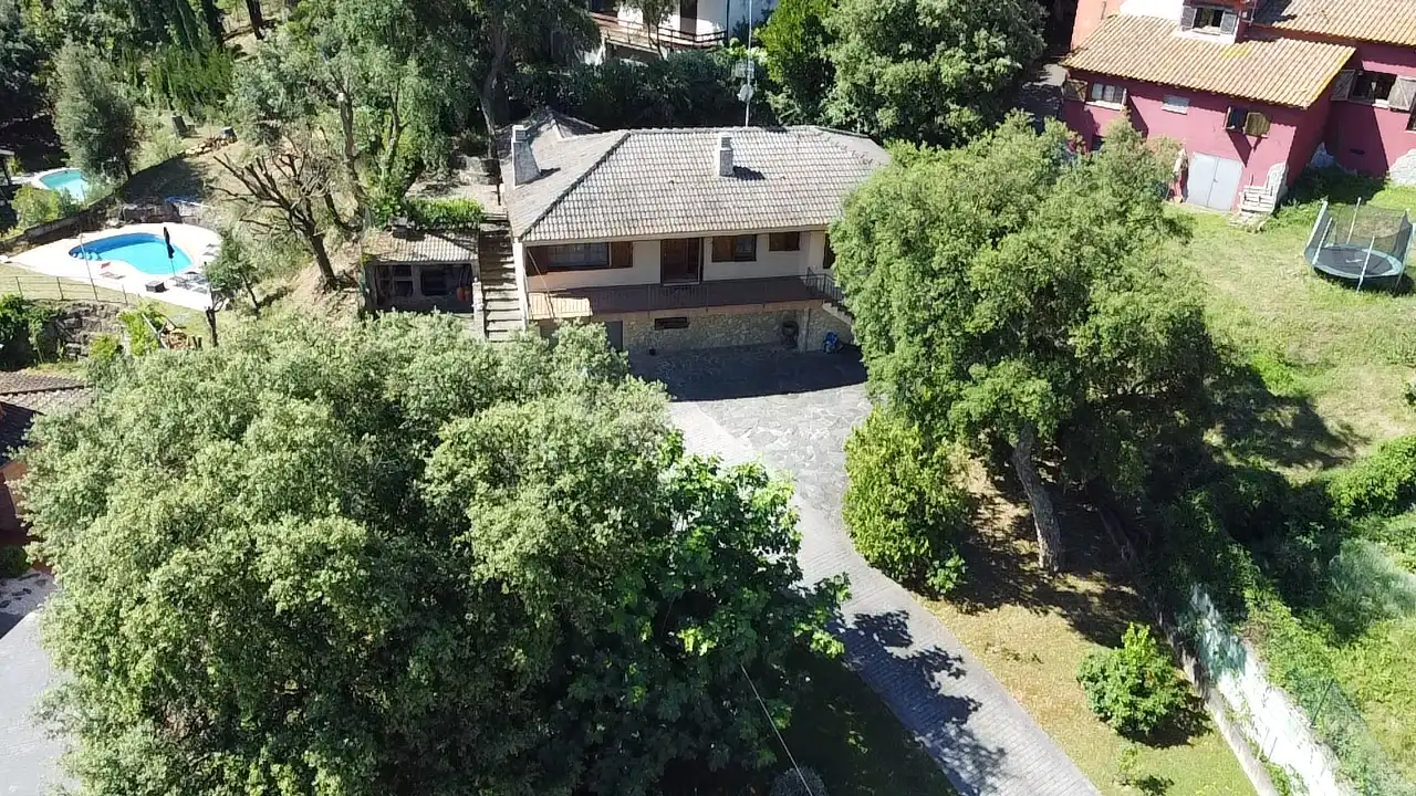 Exterior view of Houses for sale in Sant Pere de Vilamajor  with Air Conditioner, Heating and Private garden