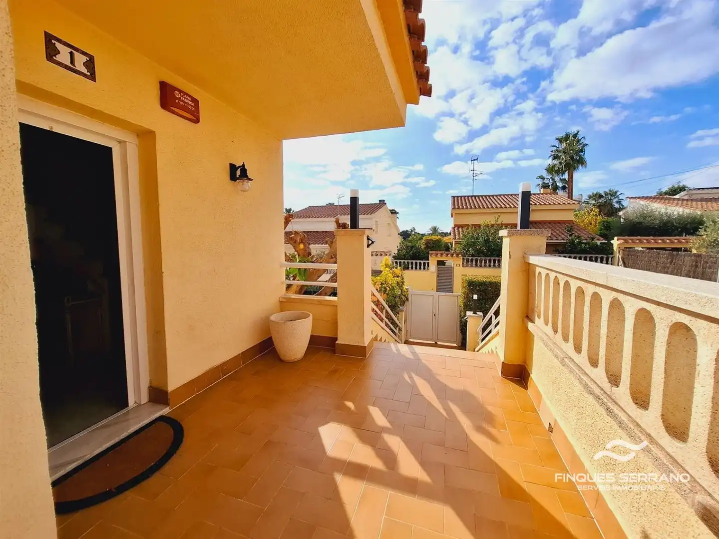 Terraza de Casa adosada en venta en Calafell con Calefacción, Terraza y Piscina