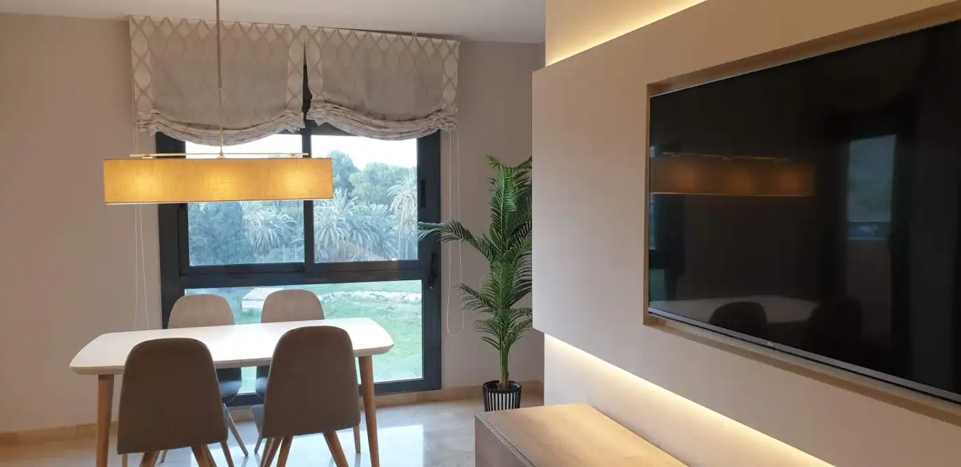Dining room of Flat for rent in Alicante / Alacant  with Air Conditioner, Terrace and Furnished