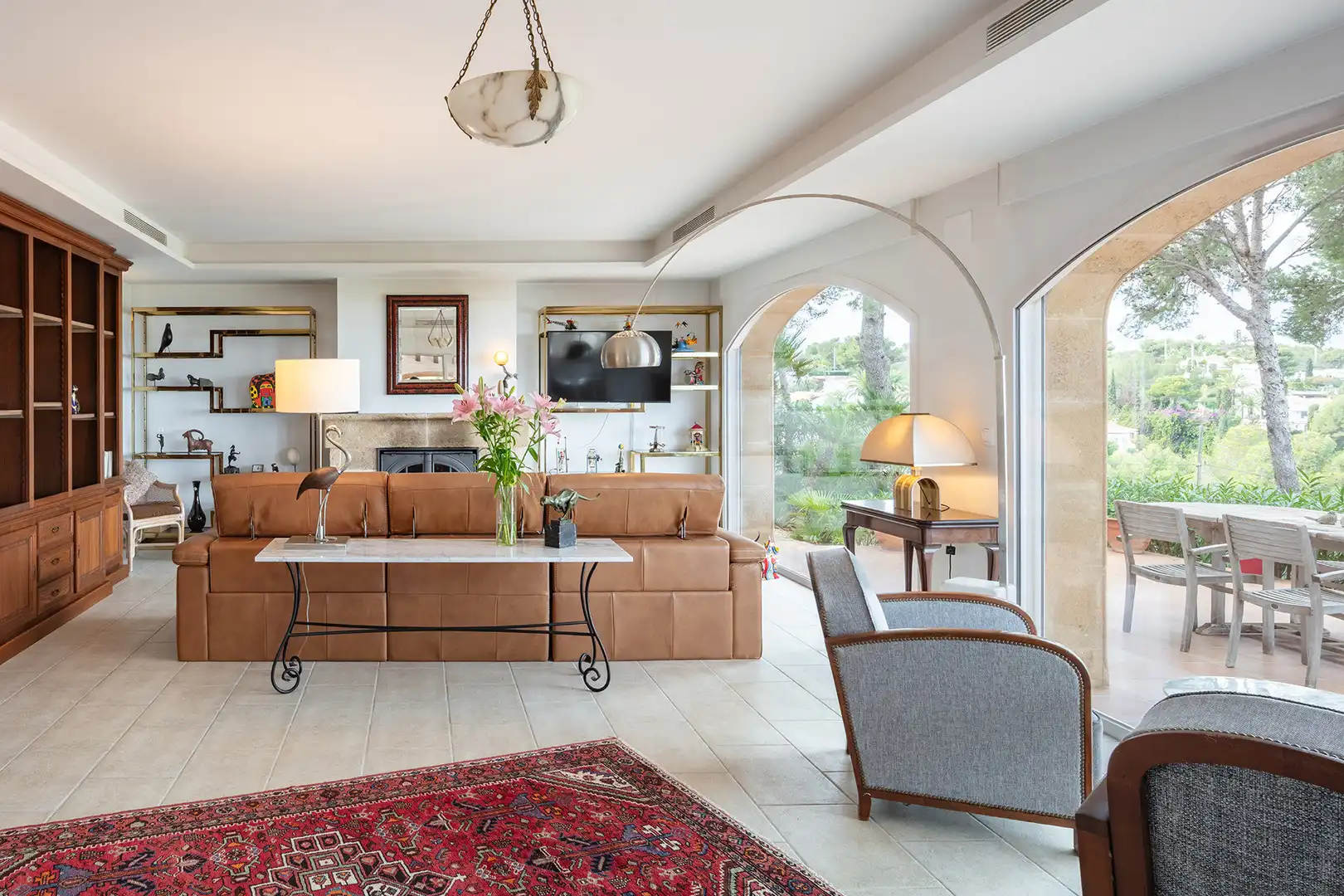 Living room of Houses for sale in Jávea / Xàbia  with Air Conditioner, Private garden and Terrace
