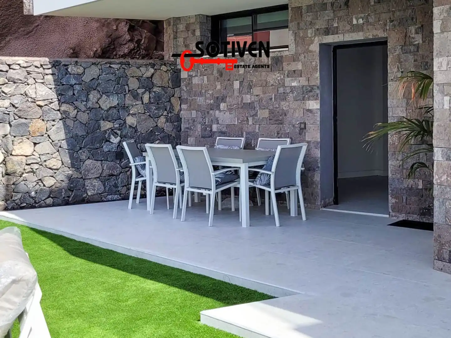 Terraza de Casa o chalet de alquiler en El Rosario con Terraza y Piscina
