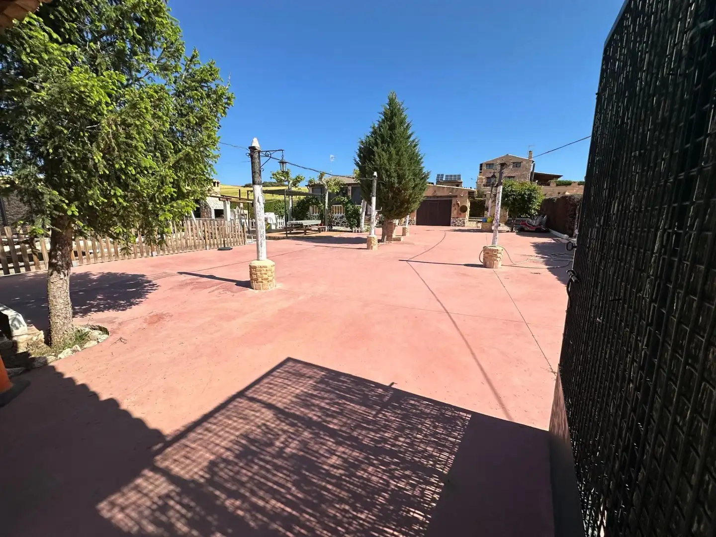 Exterior view of Houses for sale in Villar de Olalla  with Air Conditioner, Heating and Private garden